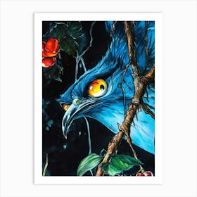 Blue Bird 1 Art Print