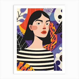 Illustration Of A Woman 6 Art Print