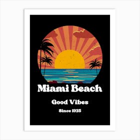Miami Beach Art Print