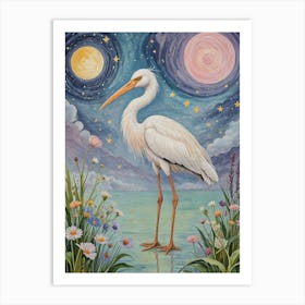 Cosmic Bird Art Print