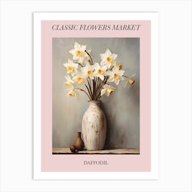Classic Flowers Market  Daffodil Floral Poster 2 Art Print
