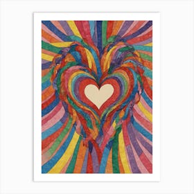 Heart Of Rainbows 2 Art Print