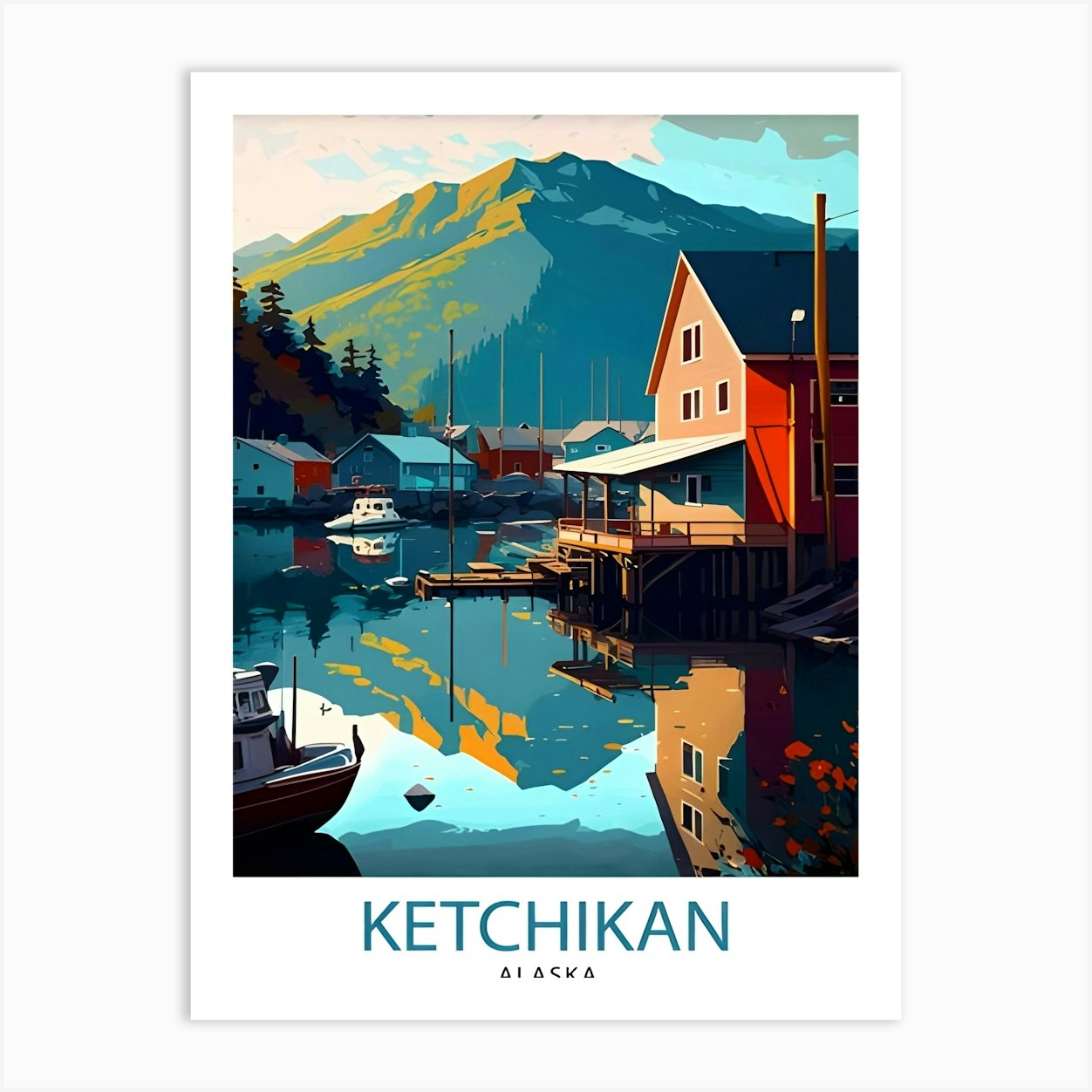 Ketchikan, AK Wall Art: Prints, Paintings & Posters