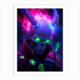 Infernal Approval Art Print