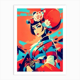 Geisha 98 Art Print