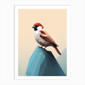 Simplicity of Sparrow Beauty Art Print