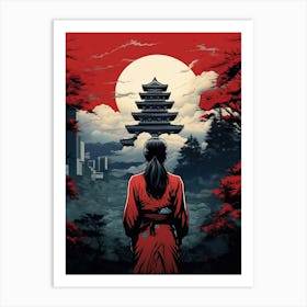 Asian Woman 3 Art Print