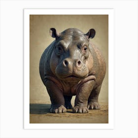 Hippo 19 Art Print