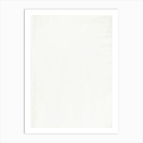 White Wall 1 Art Print