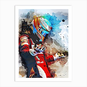 Fernando Alonso Art Print