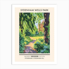 Sydenham Wells Park London Parks Garden 2 Art Print