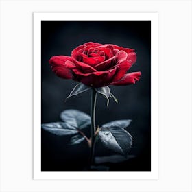 Dark Rose 44 Art Print