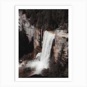 Cliffside Waterfall Art Print