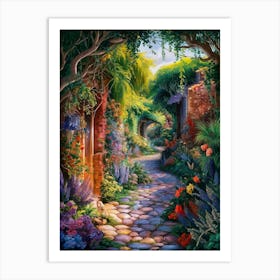 Garden Path 2 Art Print