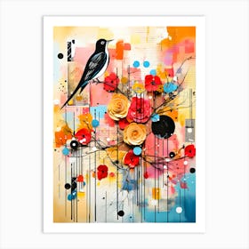 Feathered Chorus Birds In Harmony Art Print