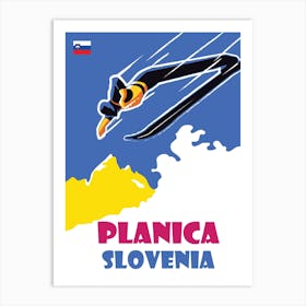 Planica, Slovenia, Ski Jump Art Print