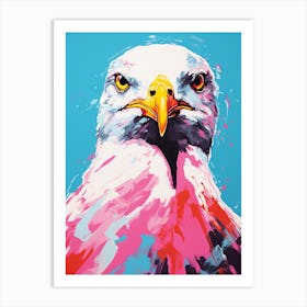 Andy Warhol Style Bird Seagull 3 Art Print