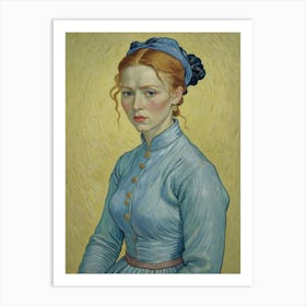 Portrait Of A Young Woman 11 Art Print