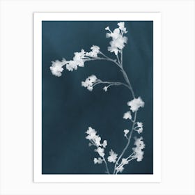 Monograph Blue Art Print