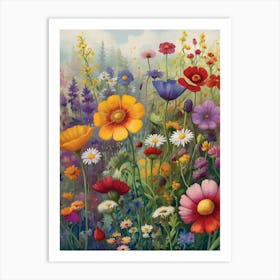 Wildflowers Art Print