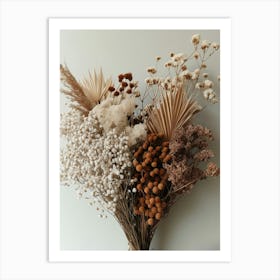 Dried Flowers Bouquet 1 Art Print