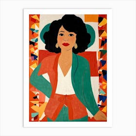 Afro-American Woman Art Print