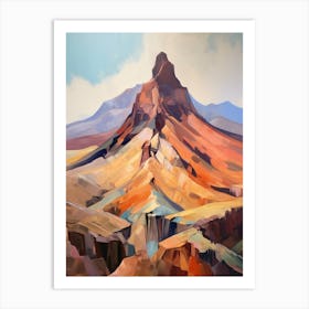 Mount Teide Spain 3 Mountain Painting Art Print