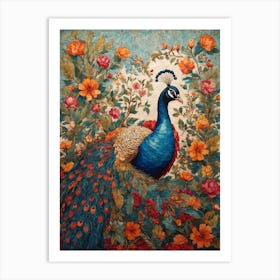 Peacock Art Print