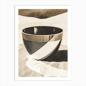 Bowl In The Sand Art Print