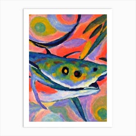 Cookie Cutter Shark Matisse Inspired Art Print