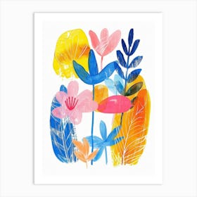 Colorful Flowers 3 Art Print