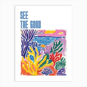 See The Good Poster Seascape Dream Matisse Style 6 Art Print