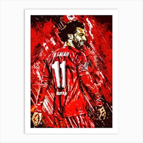 Liverpool Soccer Player Art Print