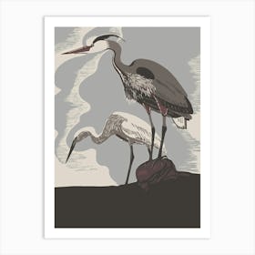 Great Blue Heron Art Print