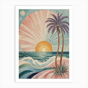 Tropical Flow Art Print