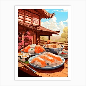 Japanese Food 7 Art Print