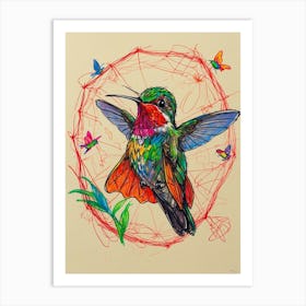 Hummingbird 16 Art Print