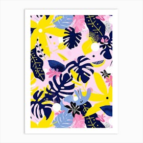 Tropical Leaves 166 Art Print