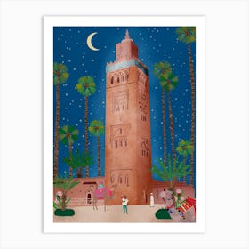 La Kutoubia Marrakech Art Print