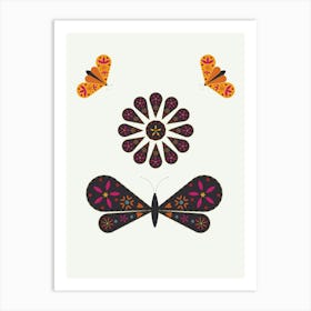 Mexican Butterflies Art Print