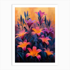 Lilies 2 Art Print