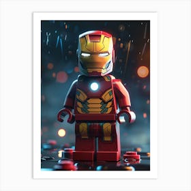 Lego Iron Man 3 Art Print