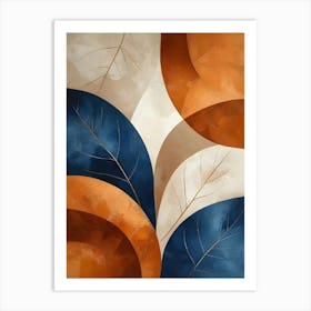 Abstract Leaves Canvas Print 14 Art Print