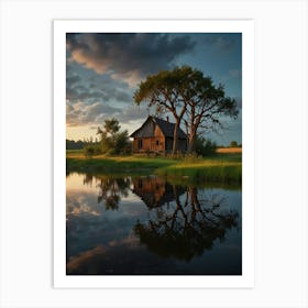 House By The Lake 2 Art Print