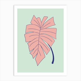 Monstera Leaf 8 Art Print