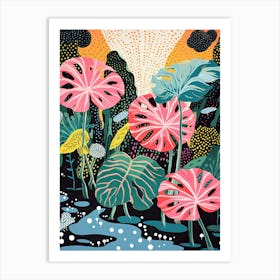 Tropical Jungle | Inspired by Yayoi Kusama Art Print