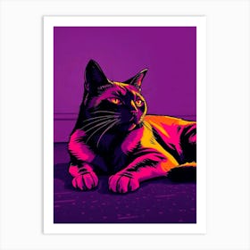 Feline Creative Cat Illustration 31 1 Art Print