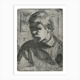 Vintage 1956 Gauguin “Head of a Tahitian Woman” Portrait Art Print Vintage 1956 Gauguin “Head of a Tahitian Woman” Portrait Art Print