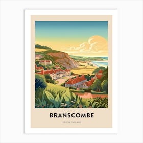 Devon Vintage Travel Poster Bournemouth 3 Art Print