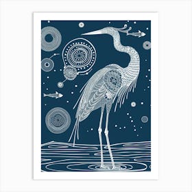 Heron 2 Art Print